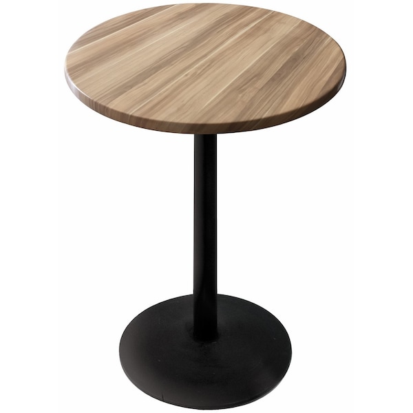 Holland Bar Stool Co 30" Tall In/Outdoor All-Season Table, 36" dia. Natural Top OD214-2230BWOD36RNat - main